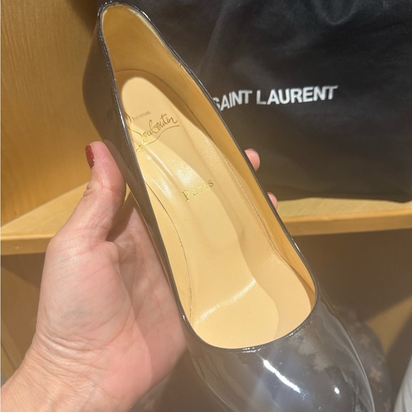 Pristine Paten Leather Christian Louboutin Platform 5 Inch Heels. - Picture 8 of 8